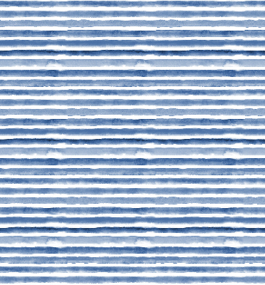 Blind for window Painted blue stripes