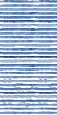 Blind for window Painted blue stripes