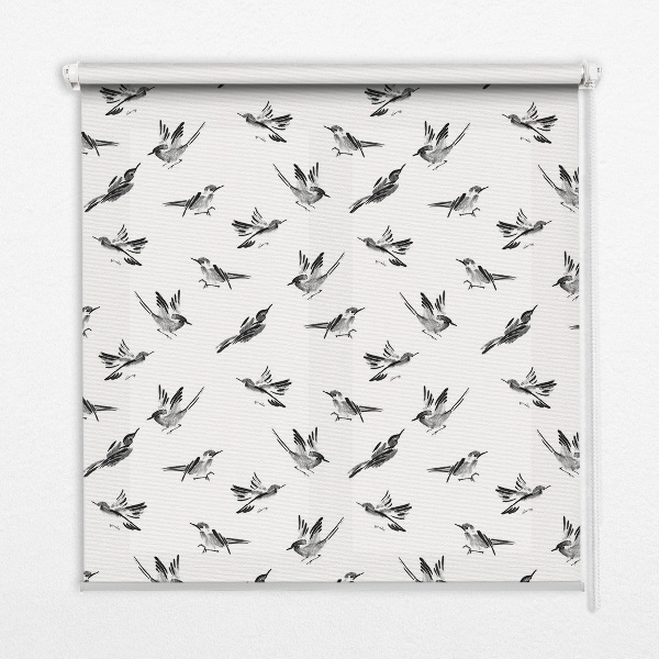 Kitchen roller blind Birds