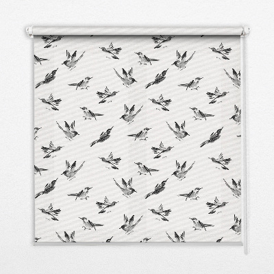 Kitchen roller blind Birds