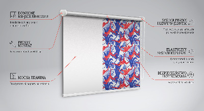 Daylight roller blind Red monkeys