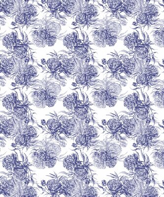 Daylight roller blind Blue bouquet