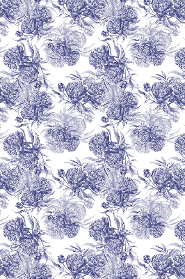 Daylight roller blind Blue bouquet