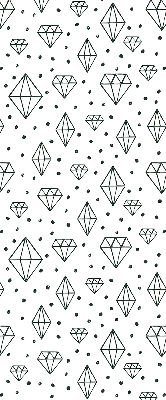 Window blind Drawn diamonds