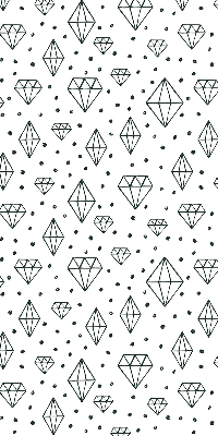 Window blind Drawn diamonds