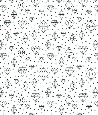 Window blind Drawn diamonds