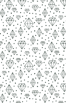 Window blind Drawn diamonds