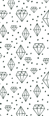 Window blind Drawn diamonds