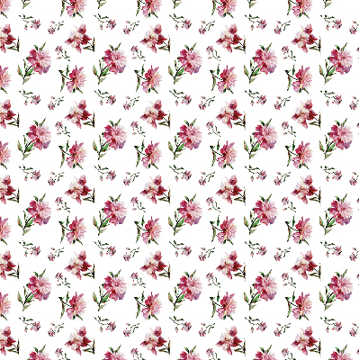 Window blind Pink flower