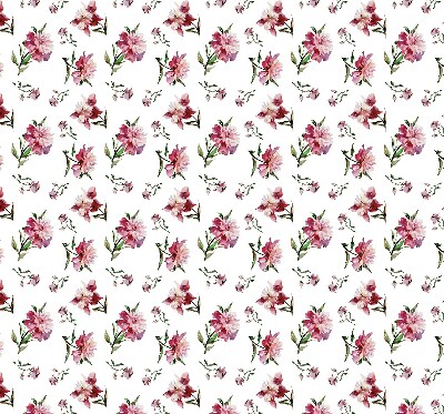 Window blind Pink flower