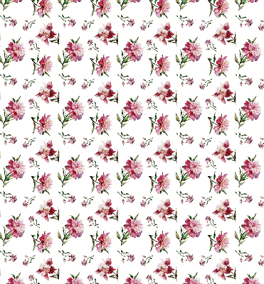 Window blind Pink flower