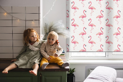 Window blind Flamingos