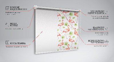 Daylight roller blind Flaming and leaves