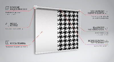 Roller blind for window Geometric pattern