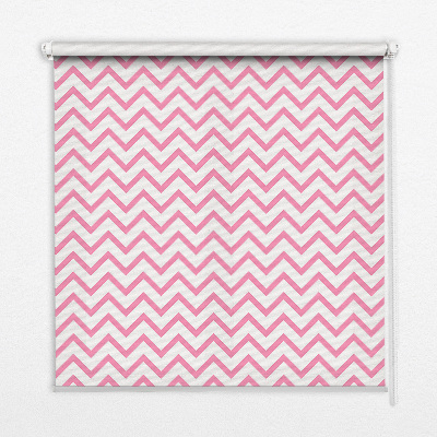 Window blind Horizontal pink zigzags