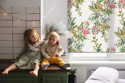 Kitchen roller blind Flowers