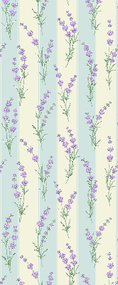 Kitchen roller blind Purple flowers