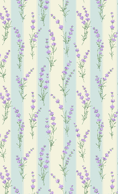 Kitchen roller blind Purple flowers