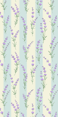 Kitchen roller blind Purple flowers