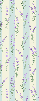 Kitchen roller blind Purple flowers