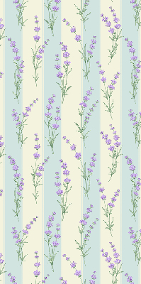 Kitchen roller blind Purple flowers