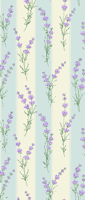 Kitchen roller blind Purple flowers