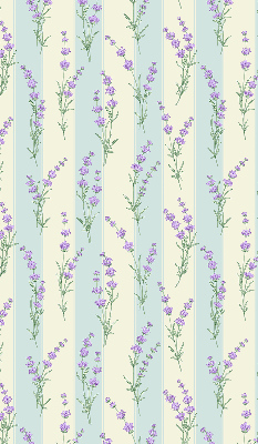 Kitchen roller blind Purple flowers