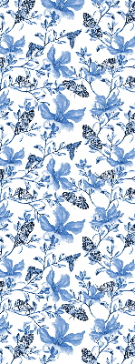 Kitchen roller blind Blue butterflies