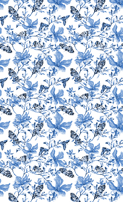 Kitchen roller blind Blue butterflies