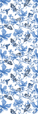 Kitchen roller blind Blue butterflies