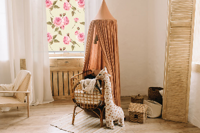 Daylight roller blind Roses