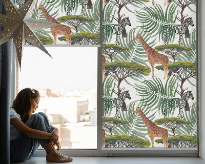 Daylight roller blind Animals and trees