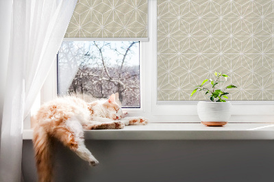 Roller blind Connected white dots