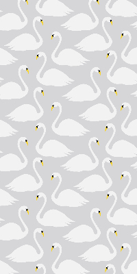 Roller blind Swans