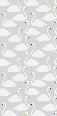 Roller blind Swans