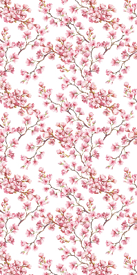 Roller blind for window Pink lily