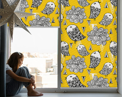 Daylight roller blind Birds