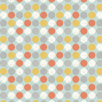Daylight roller blind Dots connected with lines