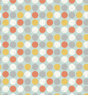 Daylight roller blind Dots connected with lines