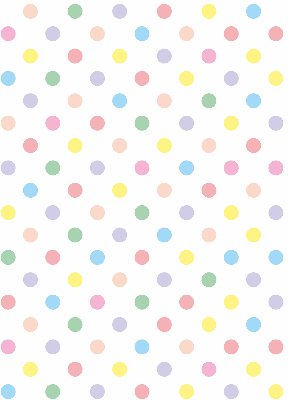 Daylight roller blind Colored dots