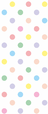 Daylight roller blind Colored dots