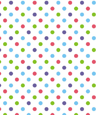 Window blind Colored dots