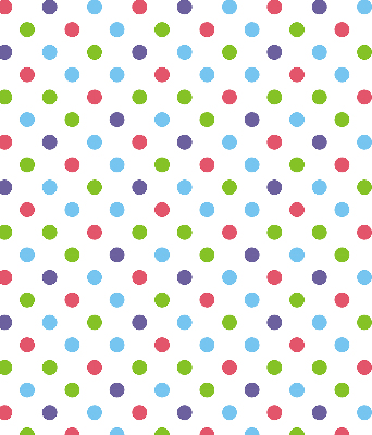 Window blind Colored dots