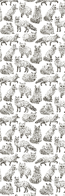 Window blind Gray foxes