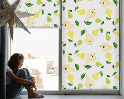 Roller blind for window Pears