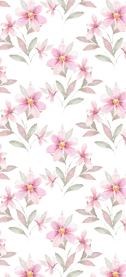 Kitchen roller blind Pink flowers