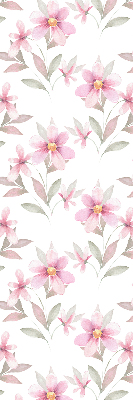 Kitchen roller blind Pink flowers