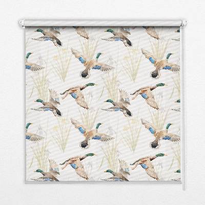 Kitchen roller blind Flying ducks