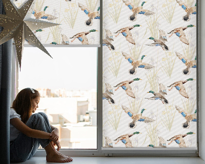 Kitchen roller blind Flying ducks