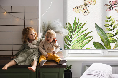 Kitchen roller blind Flowers